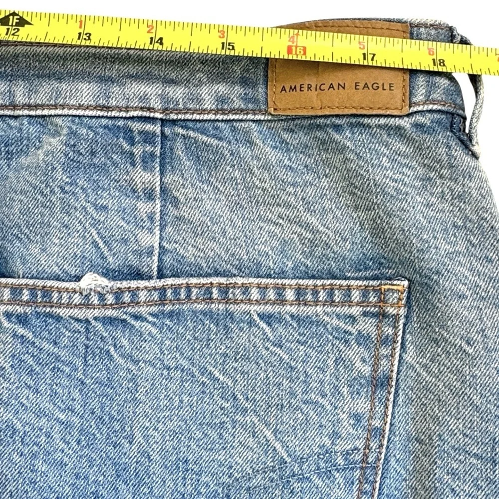 NWT American Eagle Denim Button Front Skirt Size 18